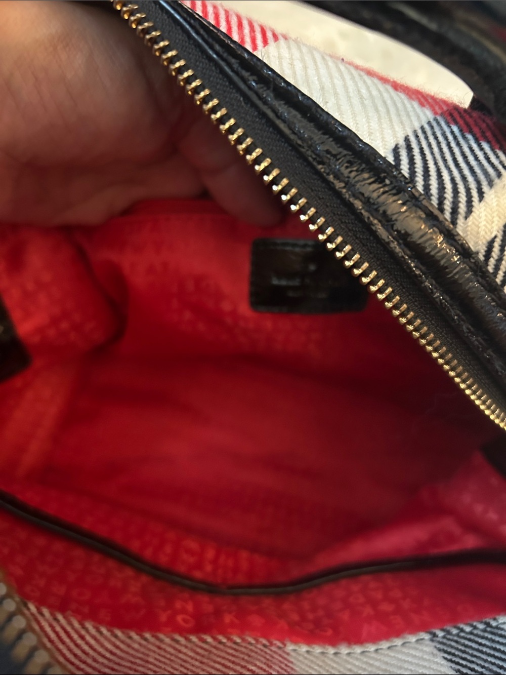 Kate Spade Plaid bow bag - Picture 6 of 6